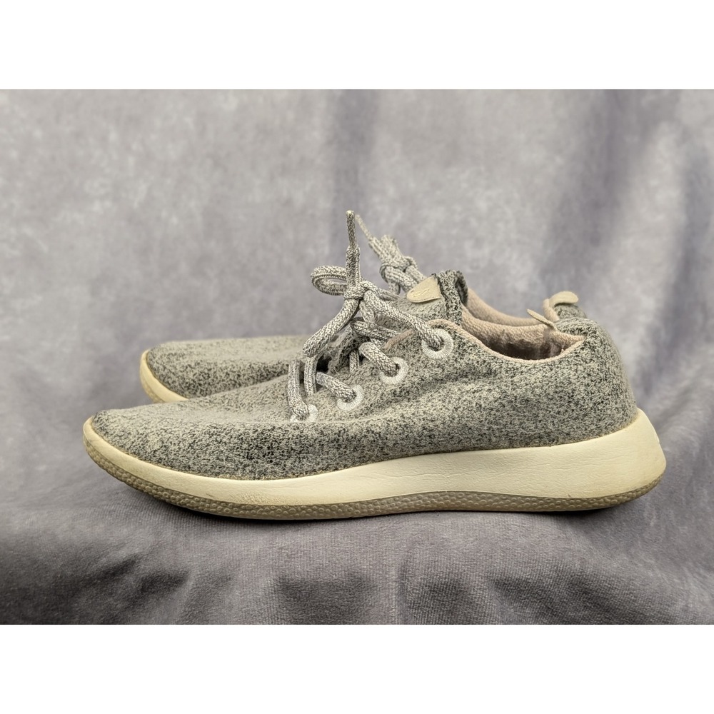 Allbirds Womens Wool Runners Grey Heathered Sneakers Size 7 WR1W7 Merino Wool